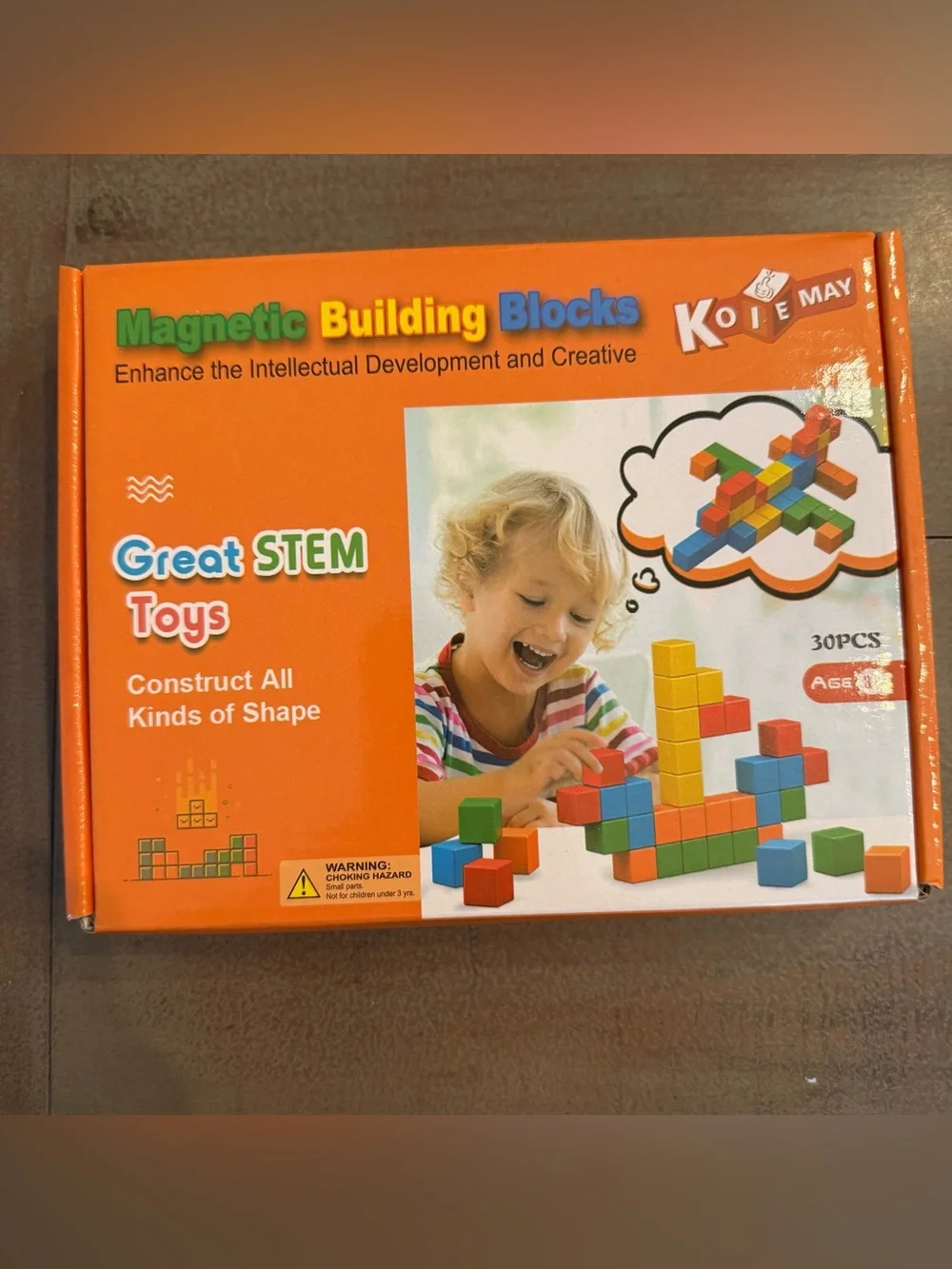 Magnetic Building Blocks Kids Educational Toy Homeschool Classroom STEM